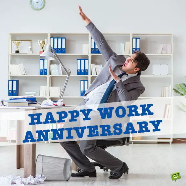 Happy Work Anniversary Signs