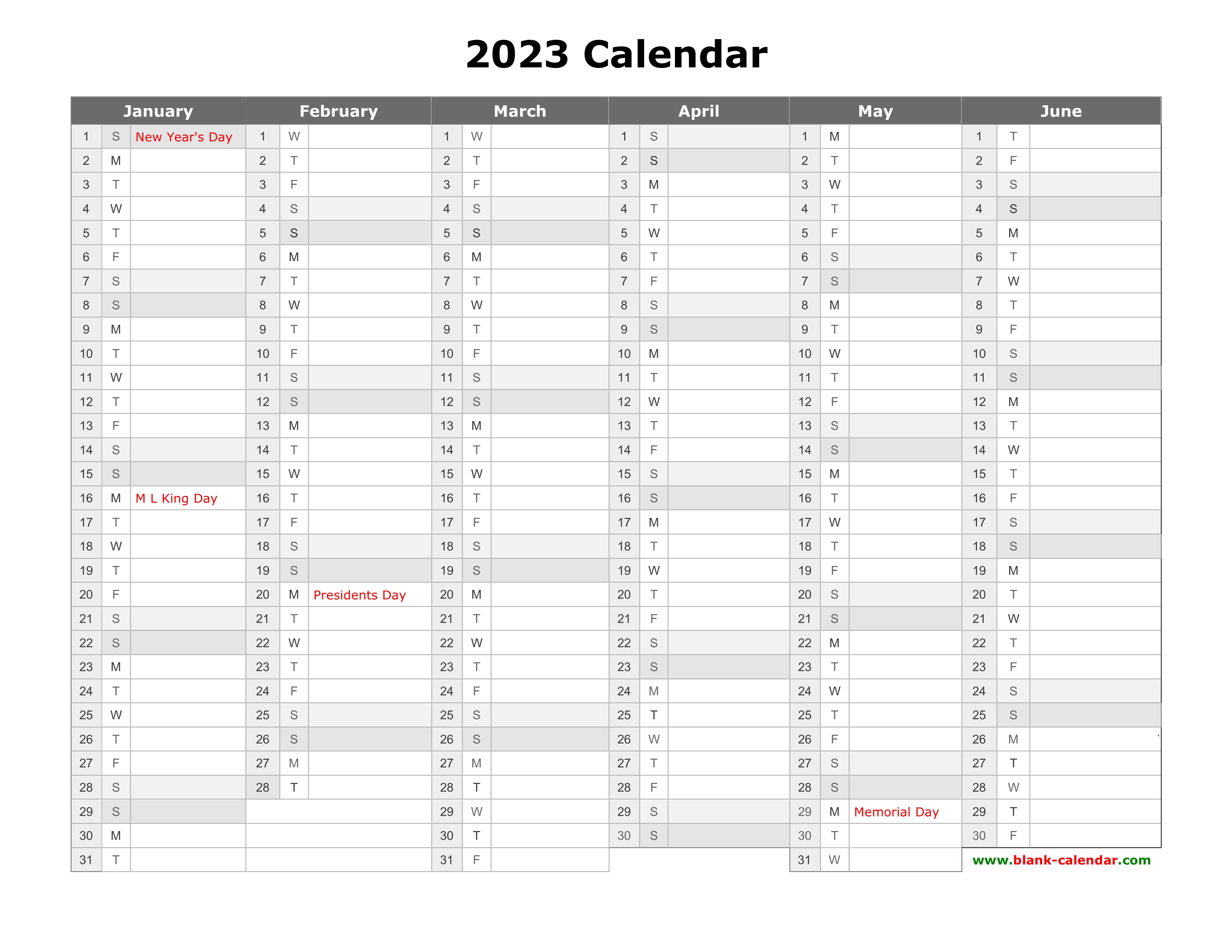 Planner Template Free 2023