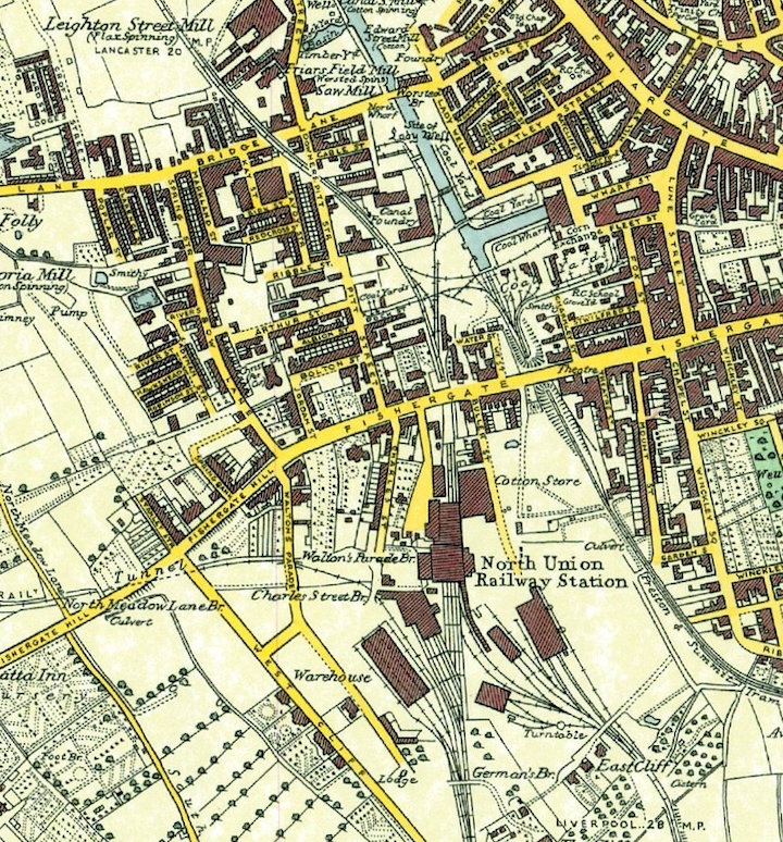 Old map of Preston Pic: Preston Digital Archive