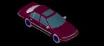 coche en 3d (3 dimensiones) modelo 05