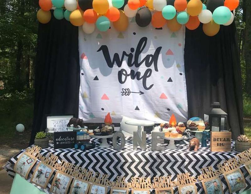 Love this Wild One Party!- See More Wild One Party Ideas and Inspirations On B. Lovely Events! #birthday #birthdayparty #kidsparty #1stbirthday