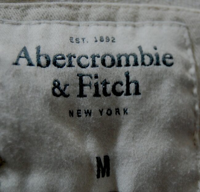 Abercrombie and Fitch long sleeve polo label