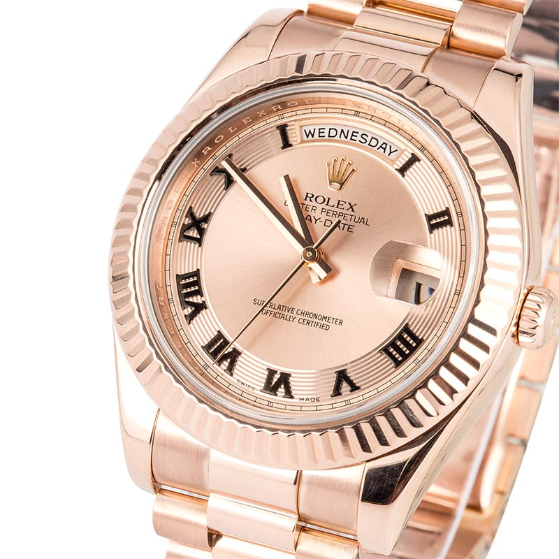 Rolex-Day-Date-II-President-Everose-pink-Gold