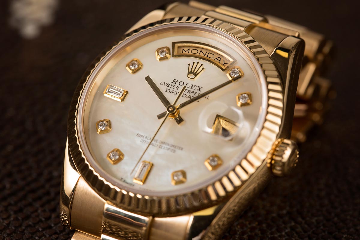 Rolex Day Date with Diamonds