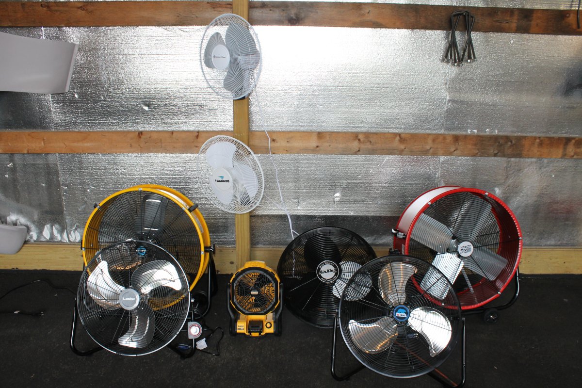 Eight of the Best Garage Fans in an insulated garage