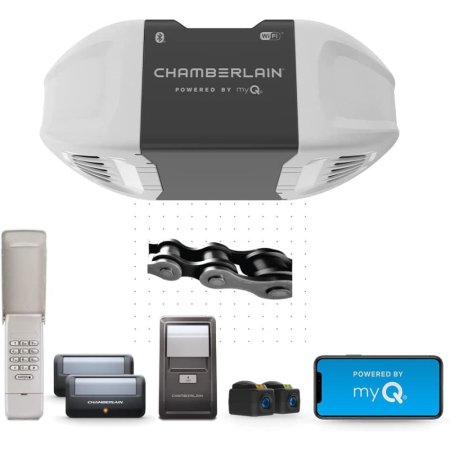  The Best Garage Door Openers Option: Chamberlain C2405 Quiet Wi-Fi Garage Door Opener