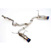 N1 Turbo Back Exhaust w/Titanium Tips (WRX/STI MY08-14 Hatch)