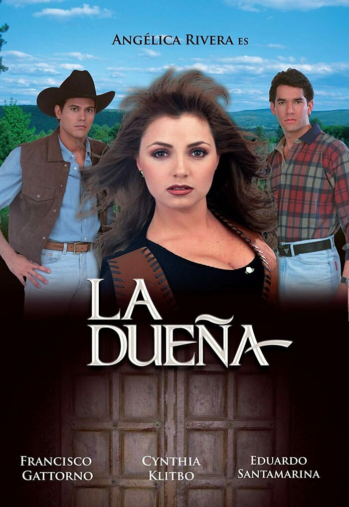 Poster for "Lady Owner" featuring Regina, Jose and Mauricio 