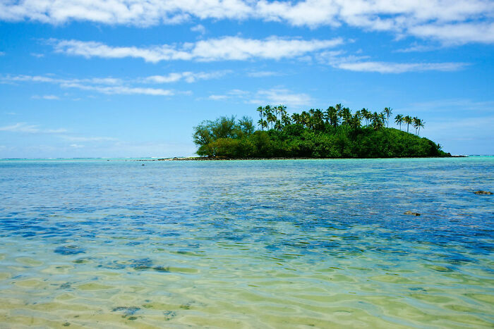 little island in the water