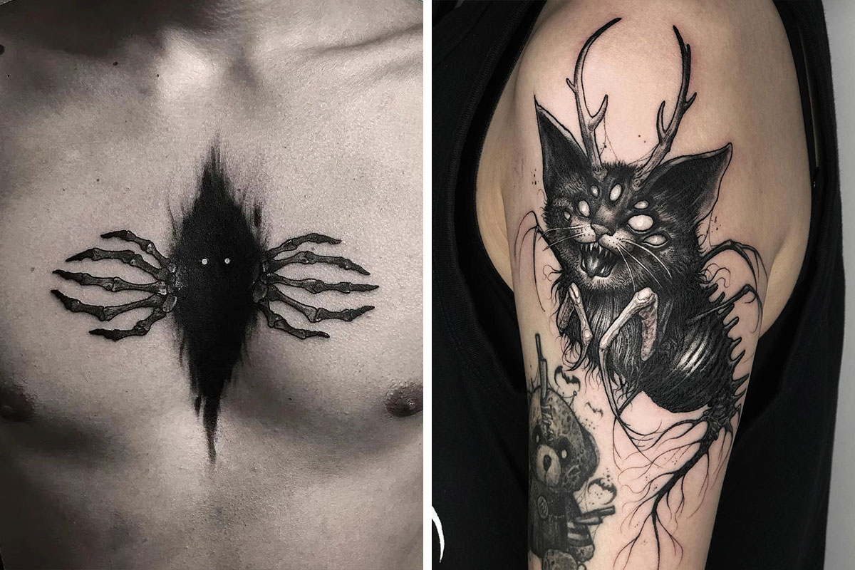 100 Gothic Tattoos To Get Some Bright Ideas From  Bored Panda