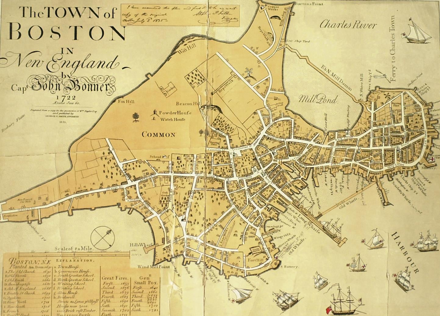 Historic Boston Map