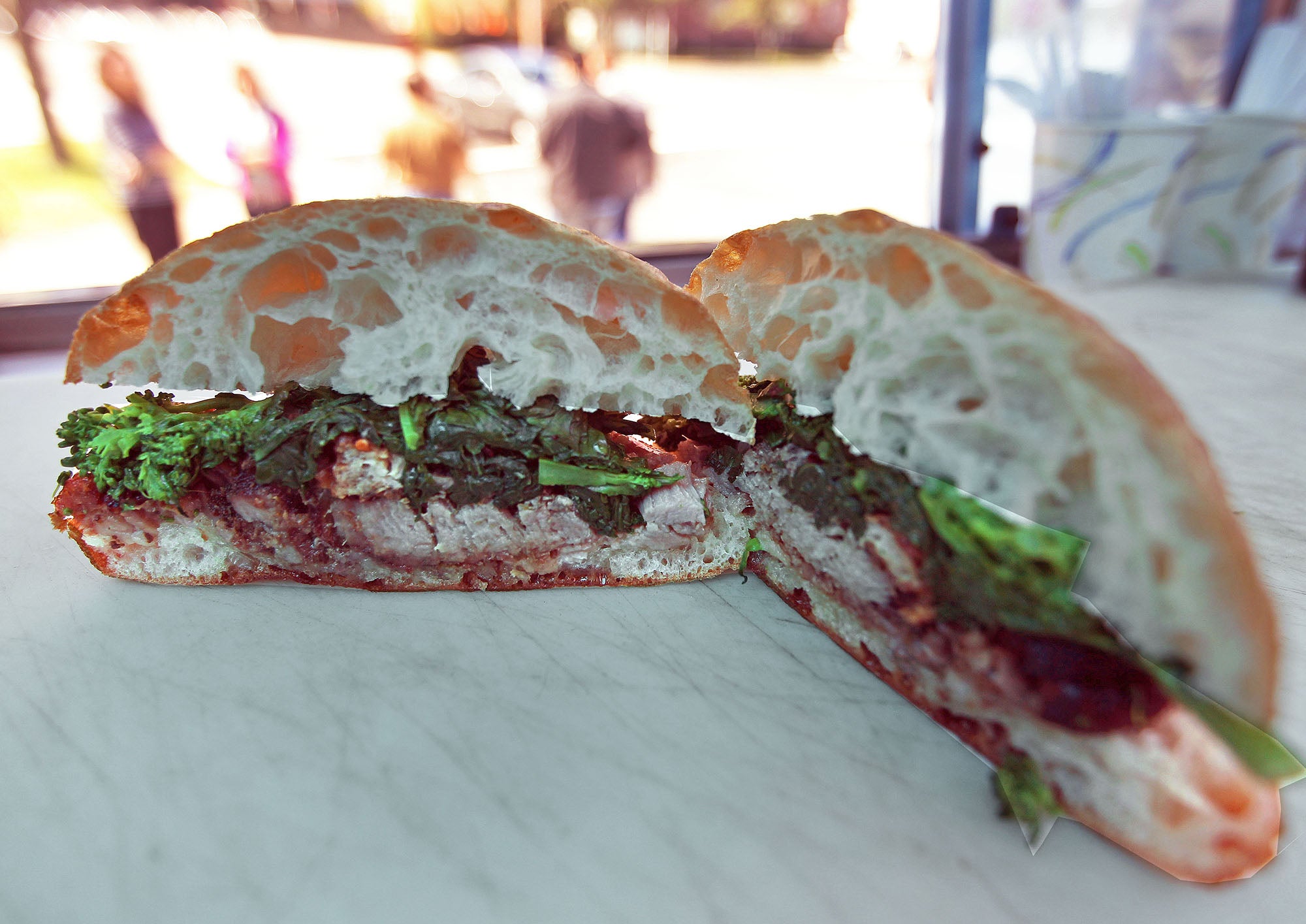 The Porchetta sandwich from Pennypacker's