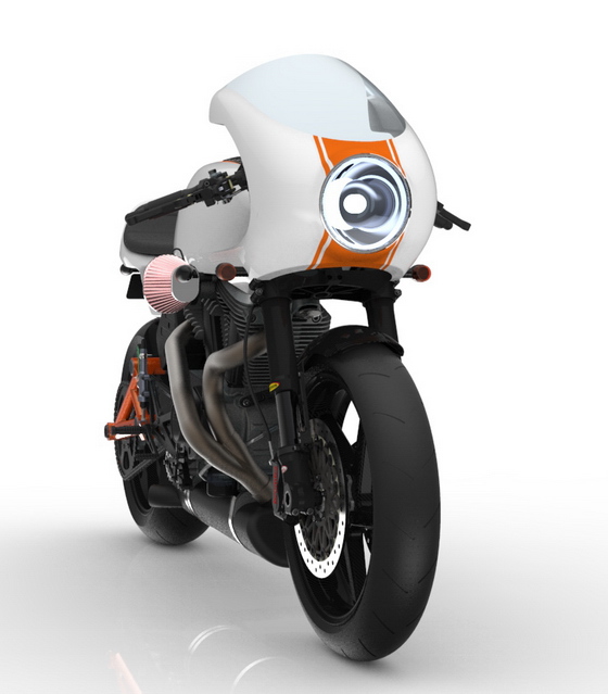 Bottpower cafe racer with fairing