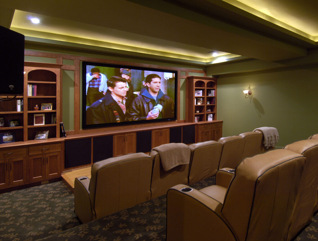 Arlington VA Media Room | Lower Levels & Media Rooms