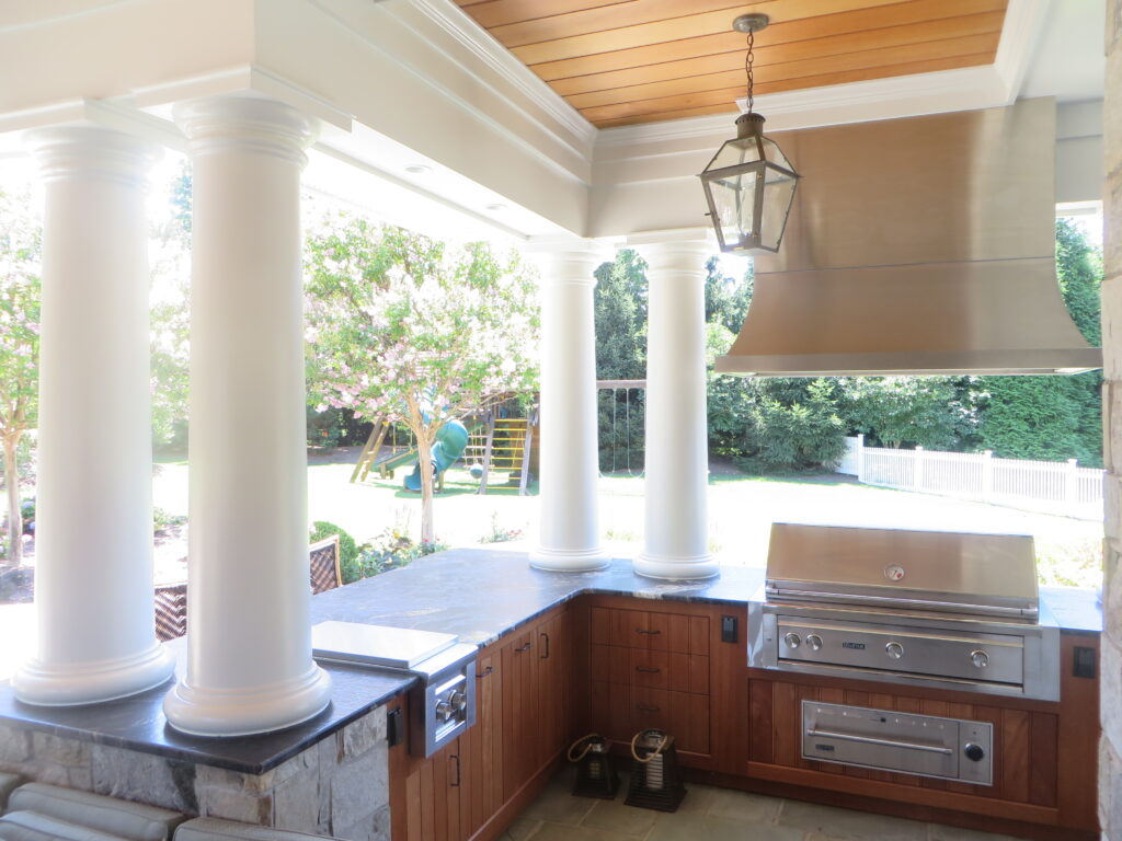 Outdoor Kitchen in Great Falls VA | Pools & Pool Houses