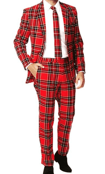 tartan outfit for high school boys