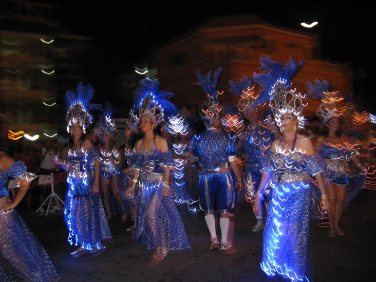 Tivoli Lighting Parade, Carnaval, Oranjestad, Aruba, February 15, 2009, 12:43 a.m.