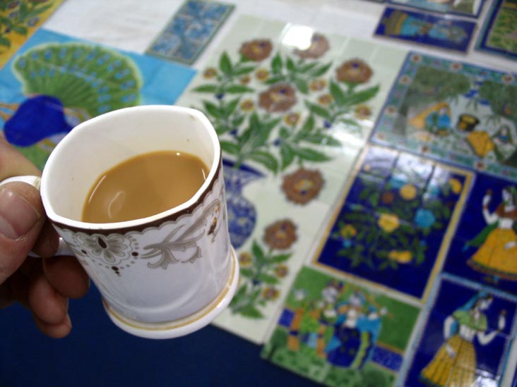 Chai, Jaipur Blue Pottery Art Centre, Near Jain Mandir, Amer Road, Jaipur, Rajasthan, India