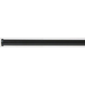 CURTAIN ROD MATT BLACK 19MM X 1.5M