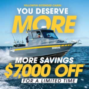 $7000 off Yellowfin Extended Cabins