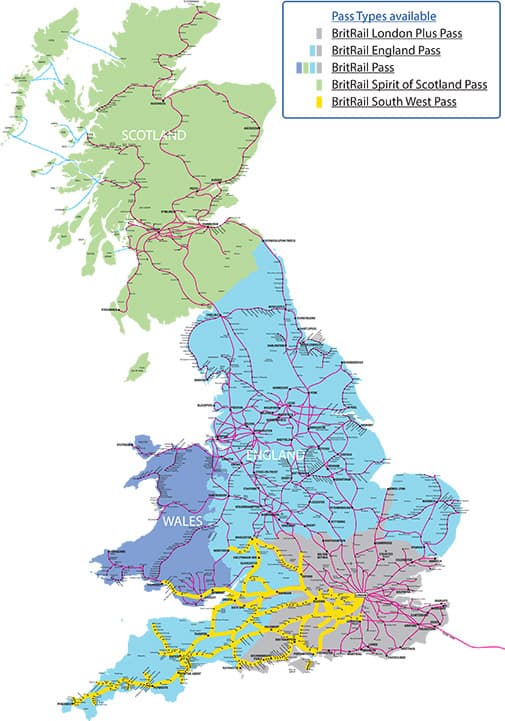 Railway Map Of England - Allyce Maitilde