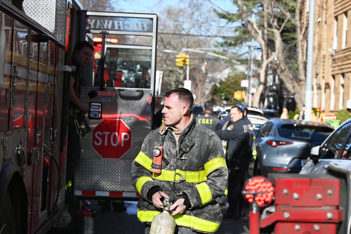 firefighter at midwood fire