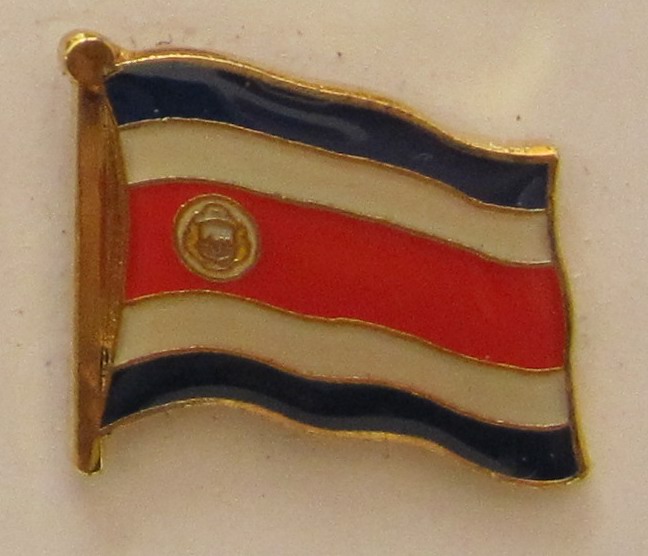 Costa Rica Pin Anstecker Flagge Fahne Nationalflagge