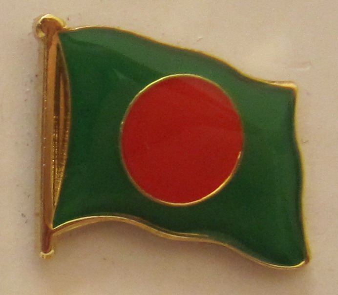 Bangladesh Pin Anstecker Flagge Fahne Nationalflagge