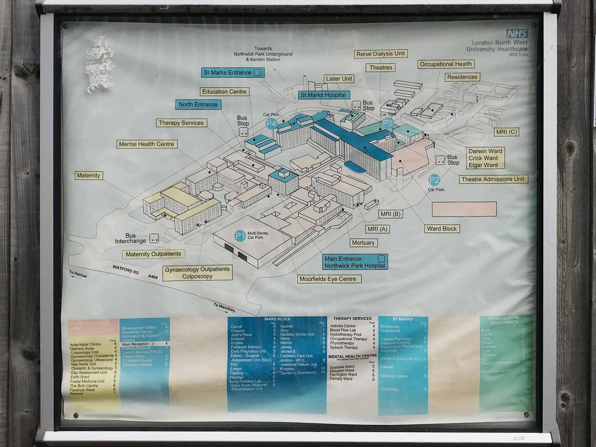 Northwick Park Hospital site plan 2022