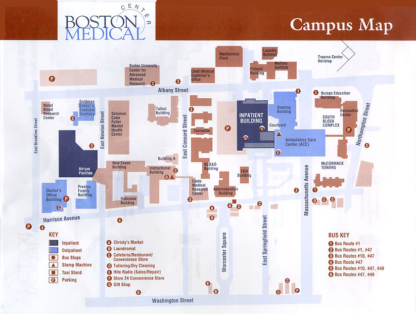 BMC Campus Map