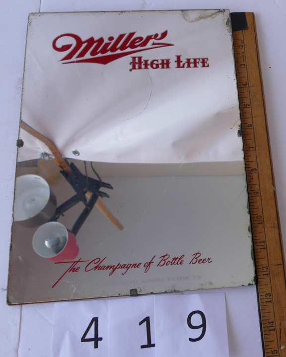 Miller High Life Advertising Mirror