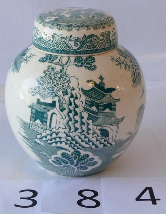 Ornate Mason's Patent Ironstone China Tea Jar