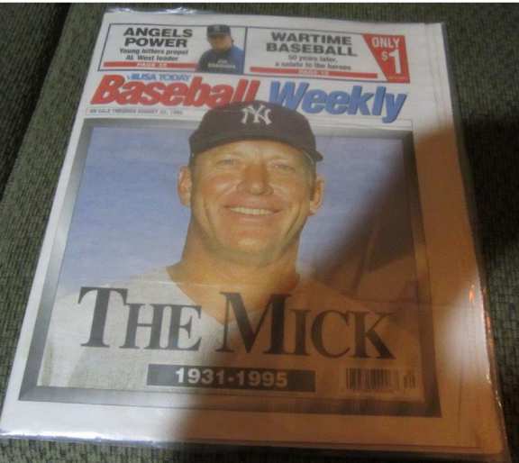 USA Today Baseball Weekly The Mick, 1931-1995.