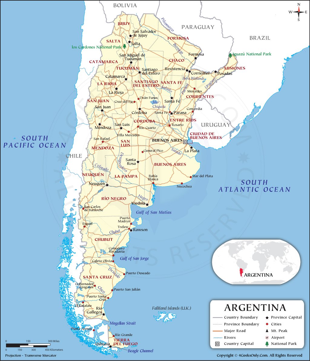 Argentina Map