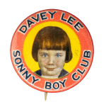 Davey Lee Sonny Boy Club Club Busy Beaver Button Museum