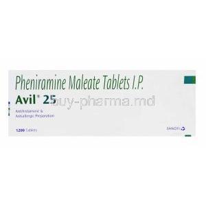 Avil, Pheniramine