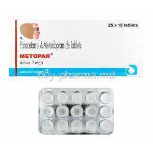 Paracetamol, Metoclopramide