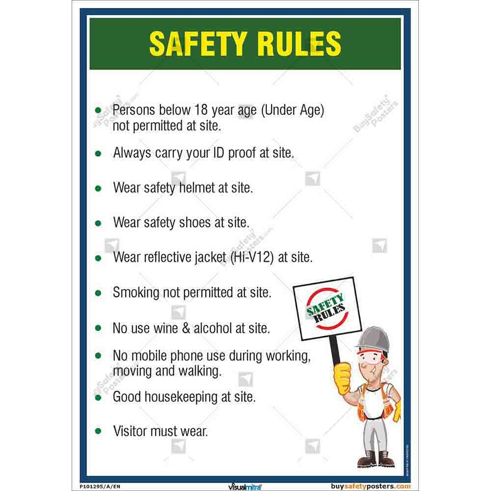 Hammer King's 10 Golden Rules For Workplace Safety,, 59% OFF