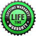 Lifetime Warranty