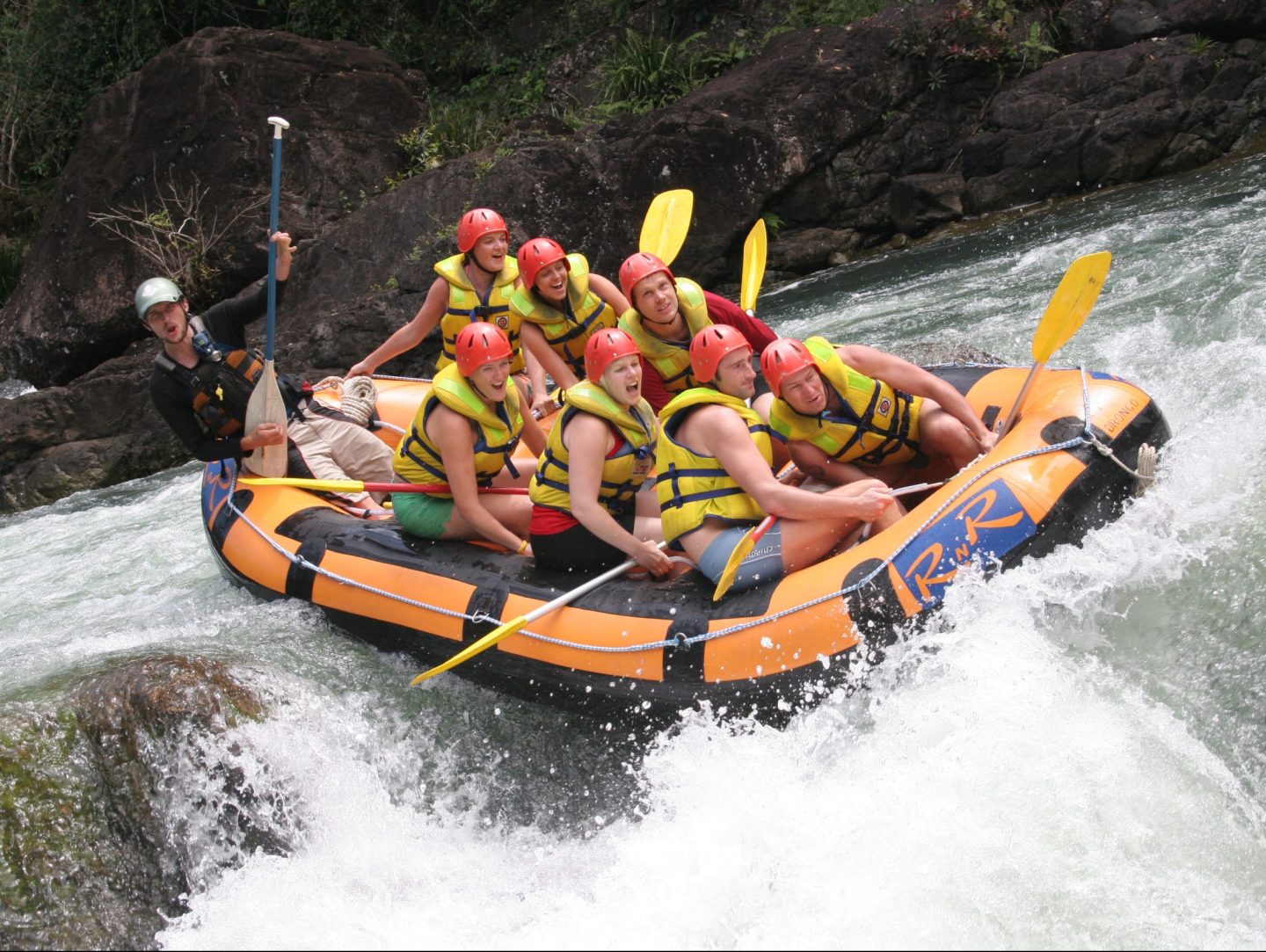 White water rafting