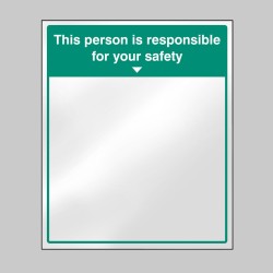 Mirror Message - This Person Is Responsible for Your Safety