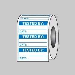 Tested By Labels (Roll of 100)