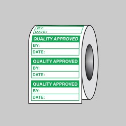 Quality Approved - Labels (Roll of 100)