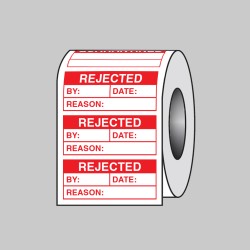 Rejected Labels (Roll of 100)