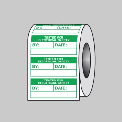 Tested for Electric Labels (Roll of 100)