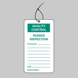 Quality Control Tag - Passed Inspection (Pack of 10)