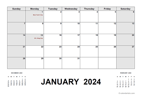 2024 Monthly Calendar With Holidays Pdf Download - Passover 2024 Calendar