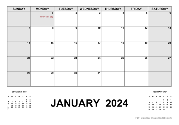 2024 Monthly Planner with UK Holidays - Free Printable Templates