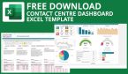 Thumbnail Contact Centre Dashboard Excel Template