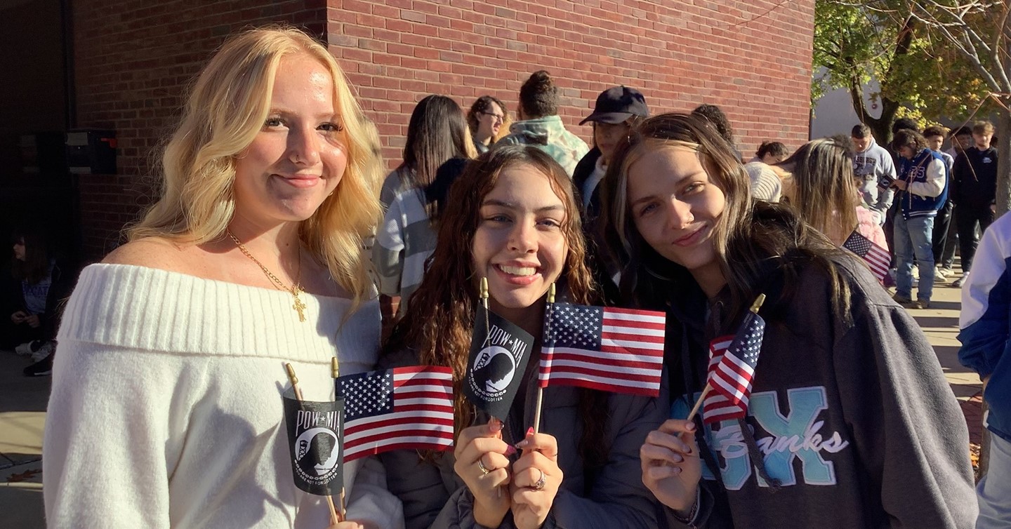 CHS Students at Veterans Day Parade